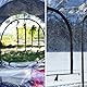 E EASTSTORM Winterlicher Unterschlupf,Gewächshaus,Warmhalten,Popup-Zelt für Balkon,Garten,Feiertage, Umkleideraum,Überwinterung für Pflanzen,Wind- und Regenschutz,Multifunktionales Transparentes