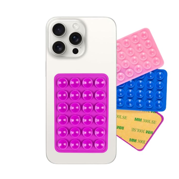 6 Ventose Per Telefono Con Supporto Adesivo - Per Pareti, Vetri E Specchi, Ideali Per Selfie E Video - Foto 11