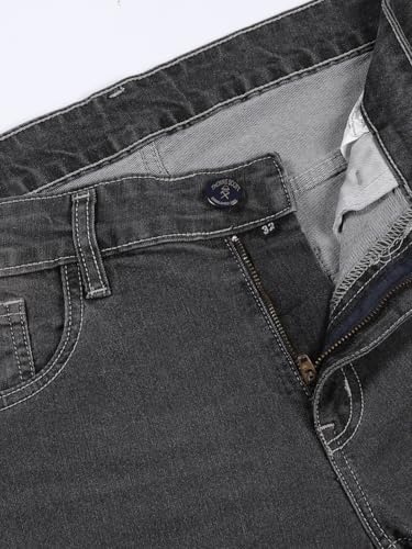 Image of Thomas Scott Men's | Solid | Brathable Fabric | Denim | Mid Rise | Casual Jeans for Men