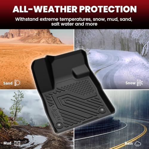 Image of LASFIT Floor Mats for Lincoln Nautilus 2024 2025 2026, Black