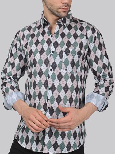 Image of TB Trybuy.in Preppy Exclusive Cotton Casual Printed Shirt for Men