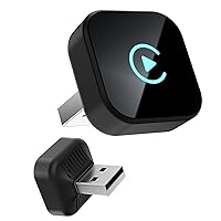 Adattatore wireless 2 in 1 per auto CarPlay e Android, mini adattatore USB Plug & Play