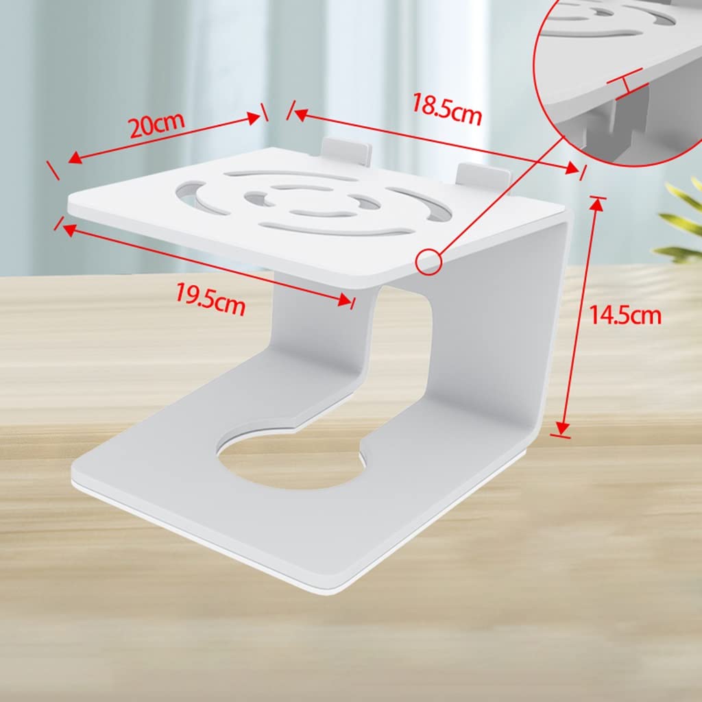 Supporto per diffusori da tavolo con cuscinetti per l'assorbimento delle vibrazioni, coppia di supporti per diffusori in metallo fino a 40 libbre, supporti per diffusori da scaffale per una migliore e