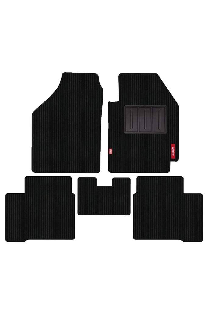 Elegant Vinyl Cord Black Custom Fit Car Mat Compatible With Maruti Suzuki Ciaz 2018 Onwards