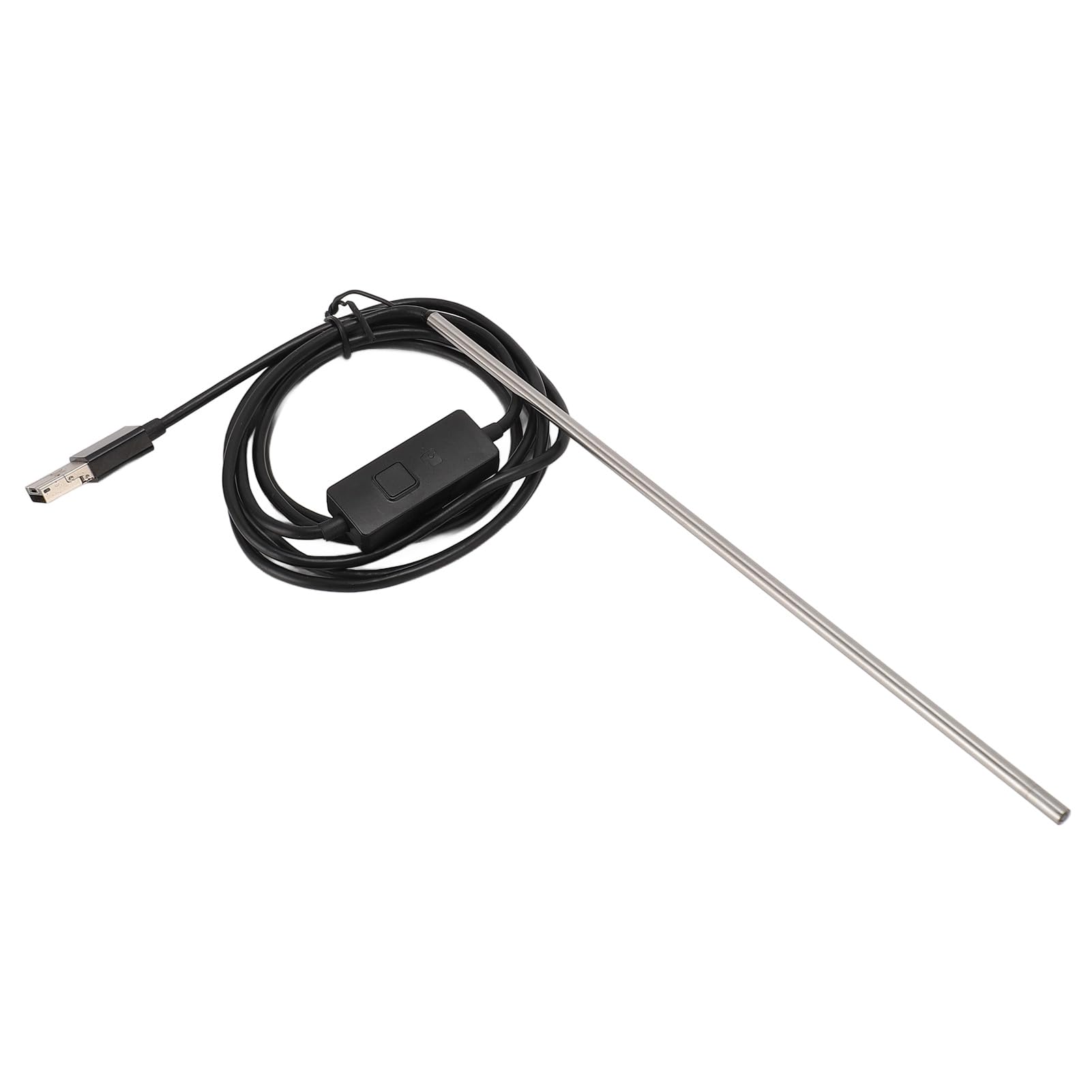 Boroskop Przemysłowy, Endoskop USB HD 720P z 6 Diodami LED i sondą IP67, Idealny do Napraw Samochodowych, Inspekcji Rur Kanalizacyjnych, Telefonu i Tabletu (3.9MM)
