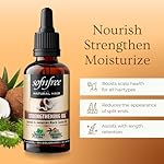 SOF N' FREE Rosemary and Mint Strengthening Oil - Coconut & Jamaican Black Castor Oil for Thinning Hair, Damaged Hair, Reduce Split Ends 1.69 fl oz - Image 2