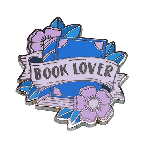 Books for Every Badge Creative Brooch for Coat Bag Hat Jeans DIY Decoration Books Lover Book-Themed Enamel Pin Gift for Book Lovers Readers Students Bibliophiles