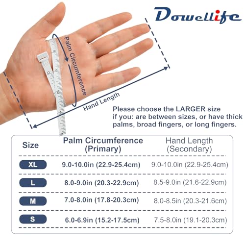 Image of Dowellife 3 Pairs Cut Resistant Gloves Food Grade Level 5 Protection, Safety Kitchen Cuts Gloves for Mandolin Slicing, Fish Fillet, Oyster Shucking, Meat Cutting and Wood Carving (Black Gray, X-Large)