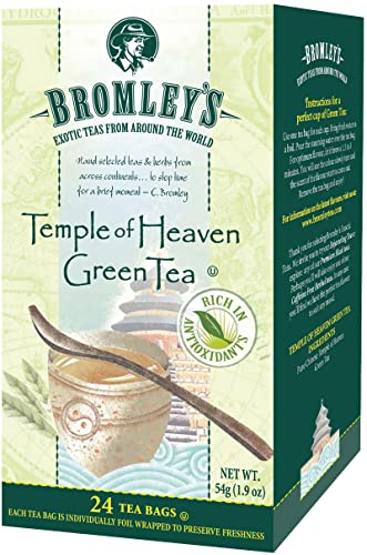 Bromley's Temple of Heaven Green Tea, 24 Count