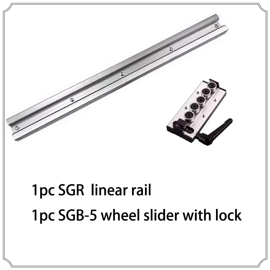 Aluminiowa wbudowana dwuosiowa prowadnica liniowa SGR35 90 mm, rolka prowadząca SGB35, 1 szt., blok SGB35 i szyna prowadząca SGR35, obróbka drewna CNC(1pc SGR35-SGB5 lock,2000mm)