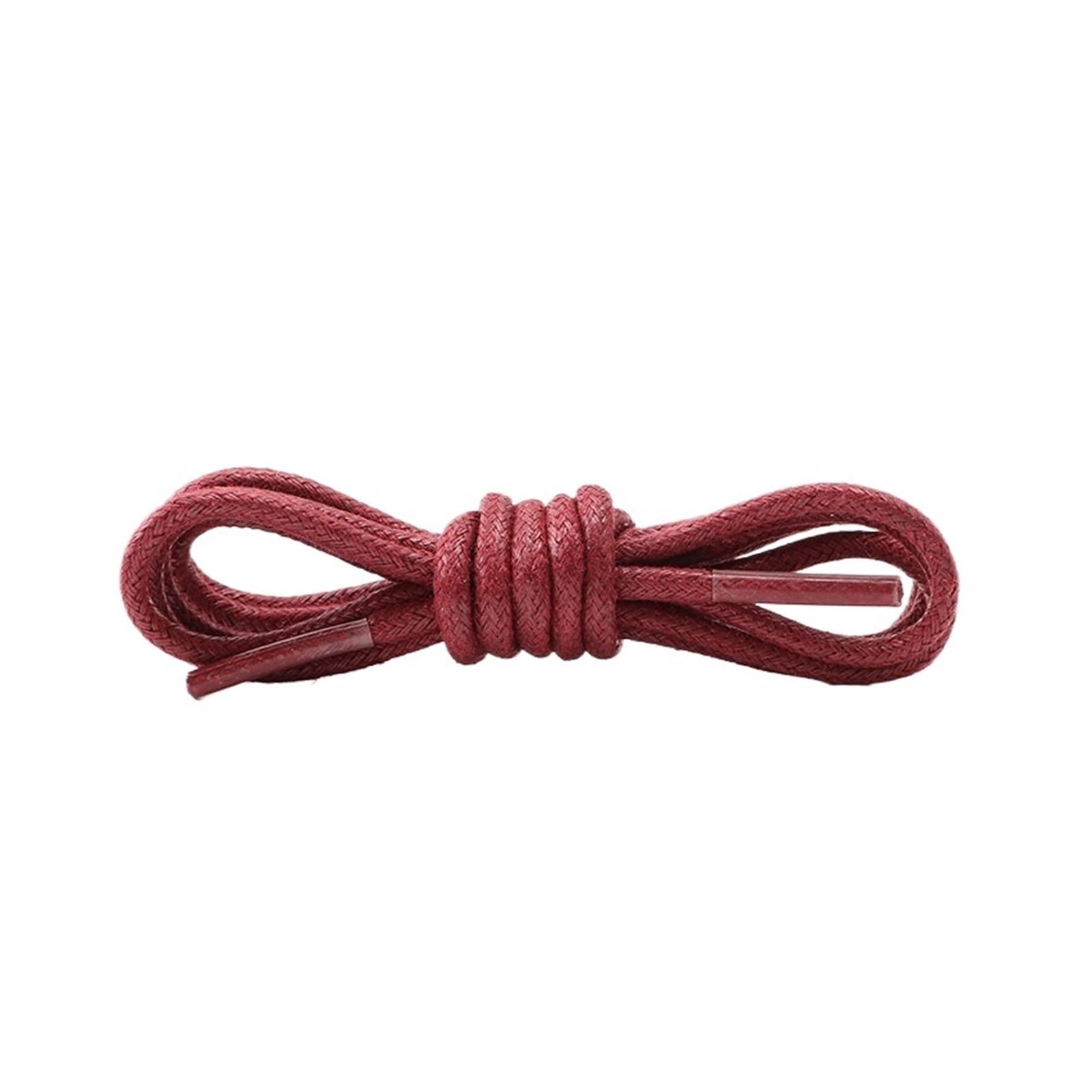 Cordones de Zapatos 1 par de Cordones de Cuero encerados de algodón for Zapatos, Cordones Redondos for Botas, Cordones de 60/80/100/120/140 cm(Purple Red,140cm)
