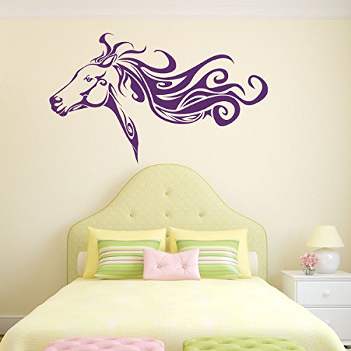 Vinilo Decorativo Cabeza de Caballo Personalizable para Pared miniatura 6
