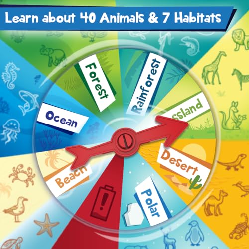 Image of Imagimake Rescue Quest-Animals & Habitats | Spin, Discover & Rescue Animals | Educational Toys |Fun Board Games for Friends & Family Night |Travel-Friendly Indoor Game |Gift for Kids Ages 5,6,7,8,9,10