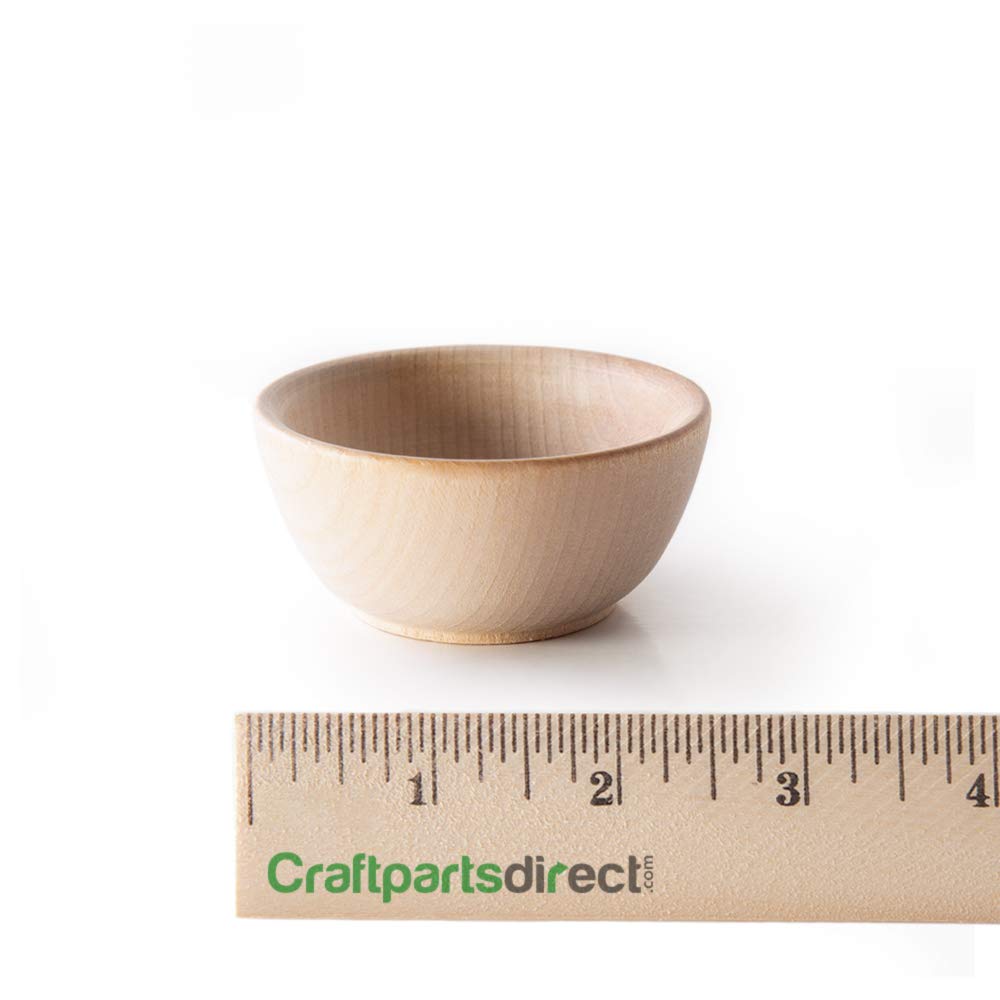 Mały zestaw drewnianych misek | Miska szczypta | Kubki na przyprawy -by Craftpartsdirect.com | TORBA 10