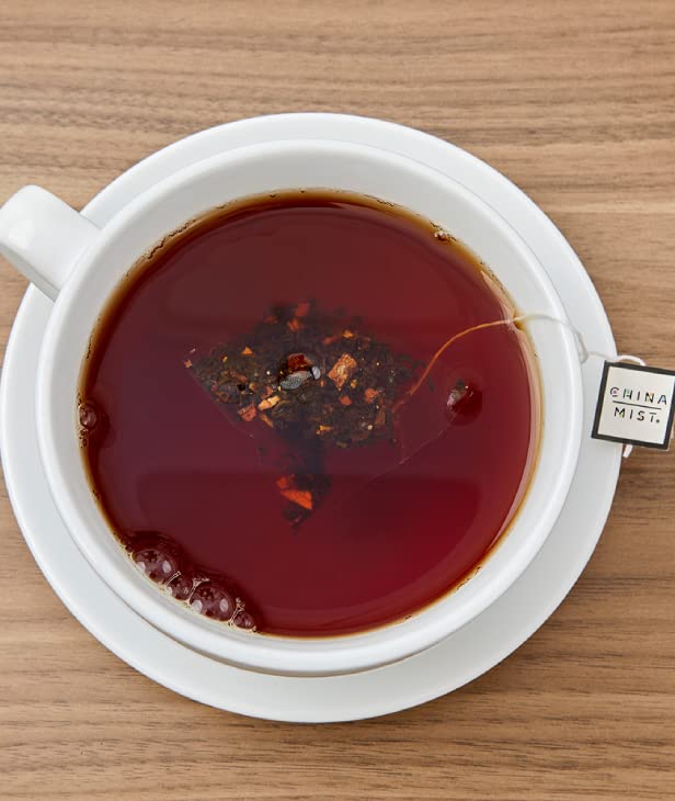 Miniatura 3 de China Mist - Bolsas de té completo, Chai, té negro orgánico (1 caja)