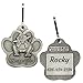 Indiana Metal Craft US Marine Corps Personalized Semper Fido Pet Tag Solid Pewter Made in USA