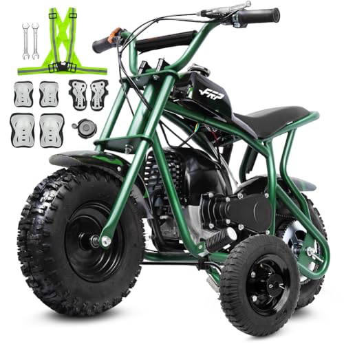 FRP DB003 50CC 2-Stroke Kids Dirt Bike with Training Wheels Kit, ...