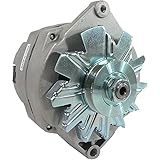 DB Electrical New ADR0335 Alternator for High Output GM Vehicles 1968-89, 1 Wire 12V 105 Amp 10Si Self-Exciting External Fan, 7127-SE105