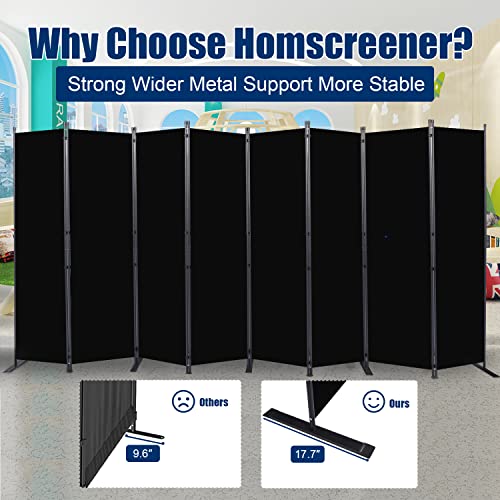 image for HOMSCREENER Room Divider 6FT Portable Room Dividers and Folding Privac