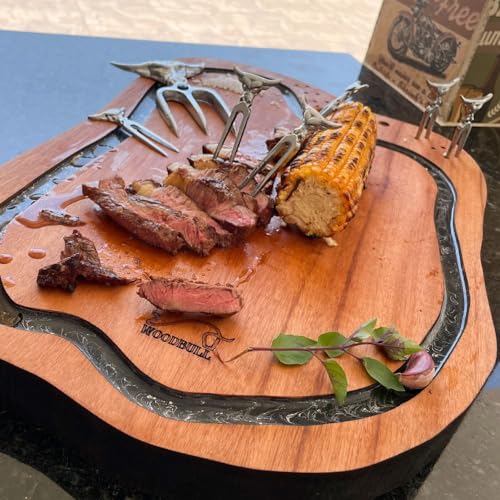 BBQ-Grill-Set-Handmade-Accessories-with-Cutting-Board-Hardwood-Fork-Tridents-Sharp-Knife-with-Knife-Sheath-and-Gift-Box-Creative-Gift