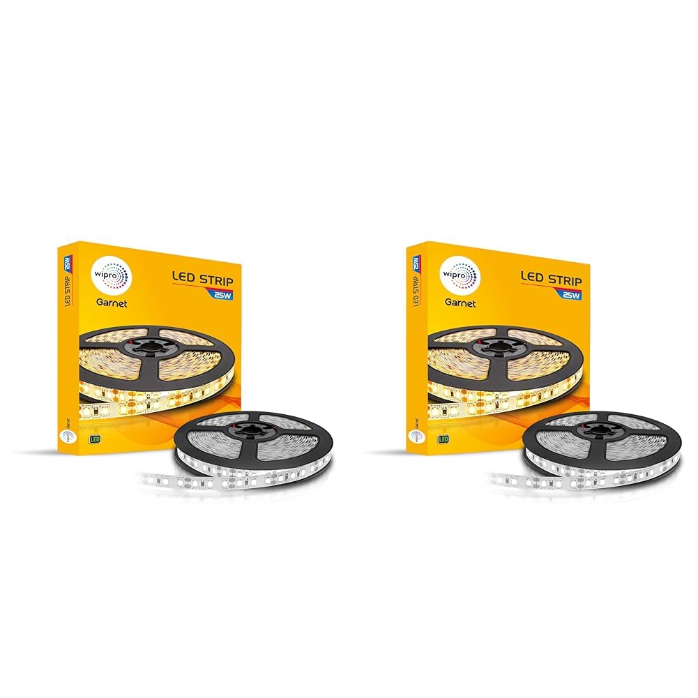 Wipro LED Strip Light - 5 Meter Warm White -6