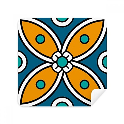 Chiffon de nettoyage lunettes motif marocain 2pcs pour écran