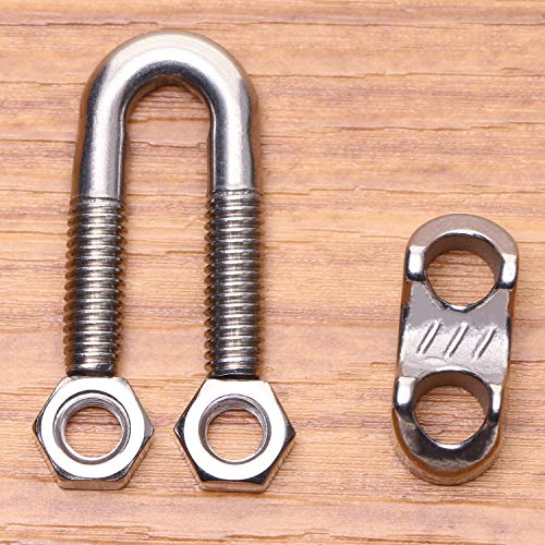 Penta Angel 3/8" M10 Stainless Steel Wire Rope Cable Clip Clamp 10Pcs #TOP2