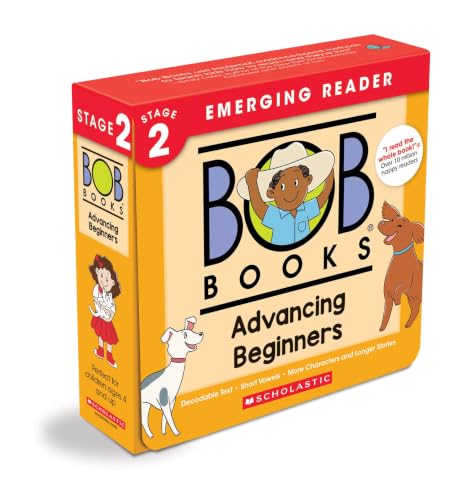 Product Image of the Bob Books - Advancing Beginners Box Set of 12 Paperbacks | Decodable Phonics...