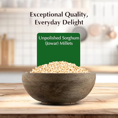Image of Amazon Brand - Vedaka Unpolished Sorghum Millets | 750 G | Jowar /Great Millet /Bili Jola /Jonnalu /Cholam