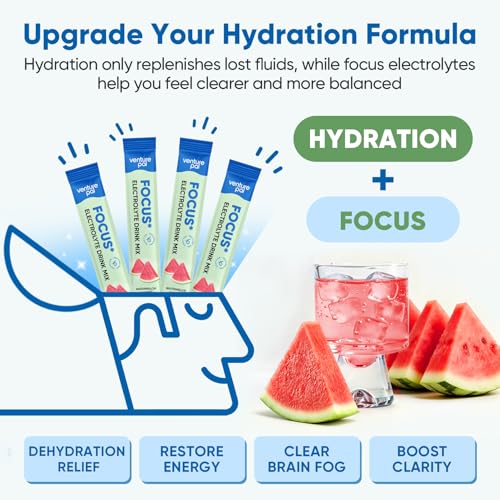 Image of Venture Pal Sugar Free Hydration + Focus Electrolyte Packets, 16 Sticks
