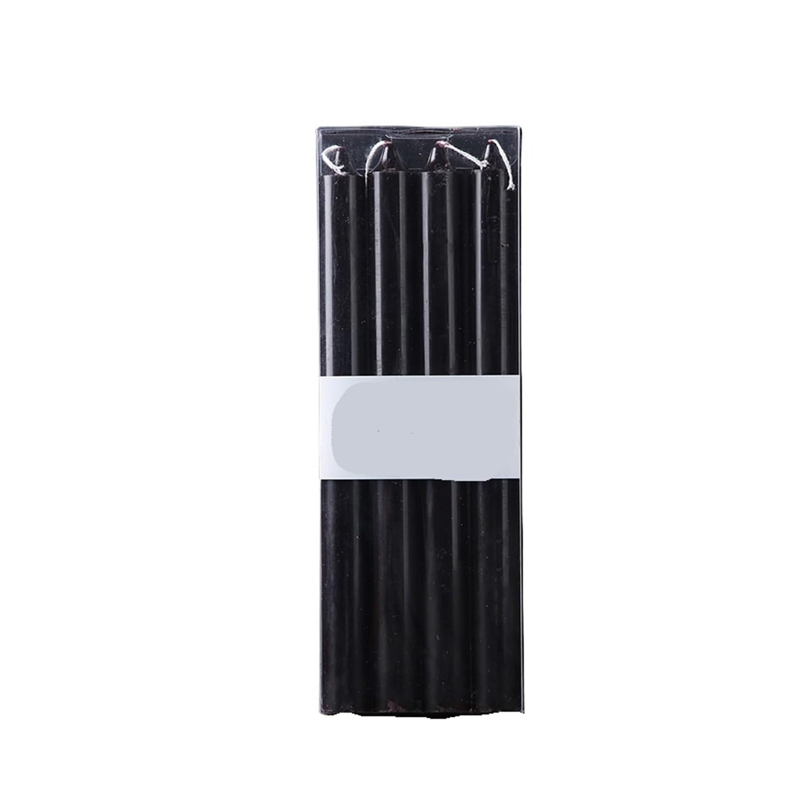 Rauchfreie Kerzen in Box mit 4 Stück 25 cm langen Stab Multi Farbe Stabkerzen für Home Party Atmosphäre Dauerhafte dekorative Anordnung (WHITE)
