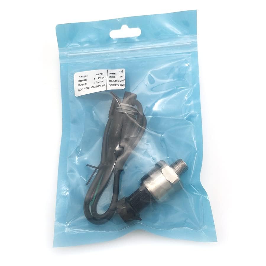 5v Car Electric Gauge Meter Sender Air Oil Fuel Pressure Sensor 0-150 Psi
