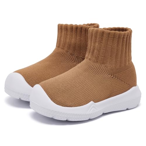 Image of MORENDL Toddler Sock Shoes Baby Walking Shoes Infant Slippers Boys & Girls Non-Slip Sneakers
