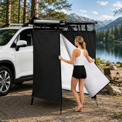 Portable Shower Tent for Camping Car Awning Privacy Shower...