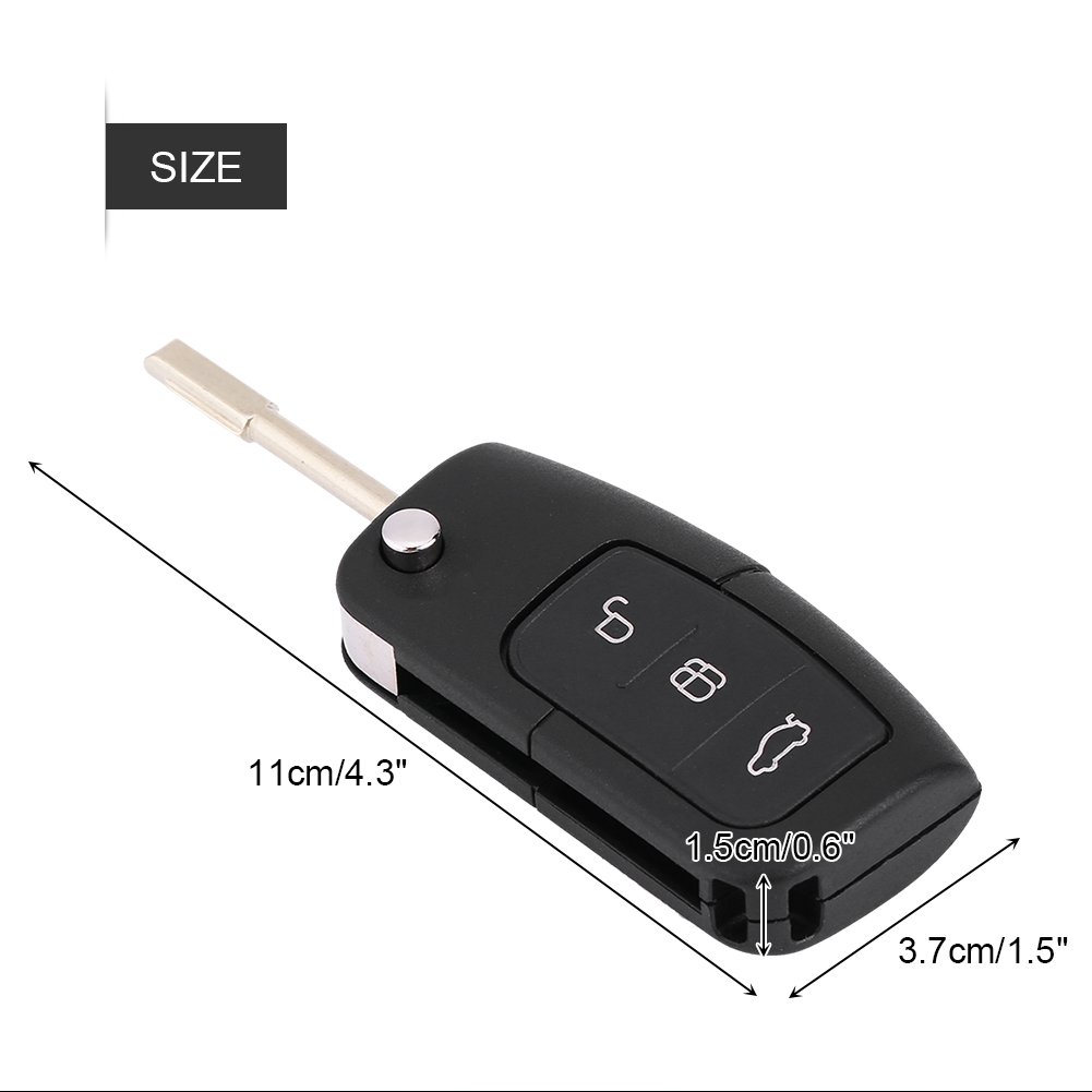 Zdalny klucz, 3-przyciskowy pilot na klucze 433 MHz z chipem 4D60