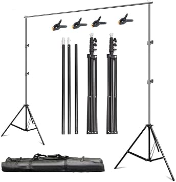 odoX 2X3 M Fon Perde Standı, Backdrop Stand, Background Stand Siyah