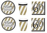 cdc40 mp3 40 Partybecher Black & Gold 60 Jahre