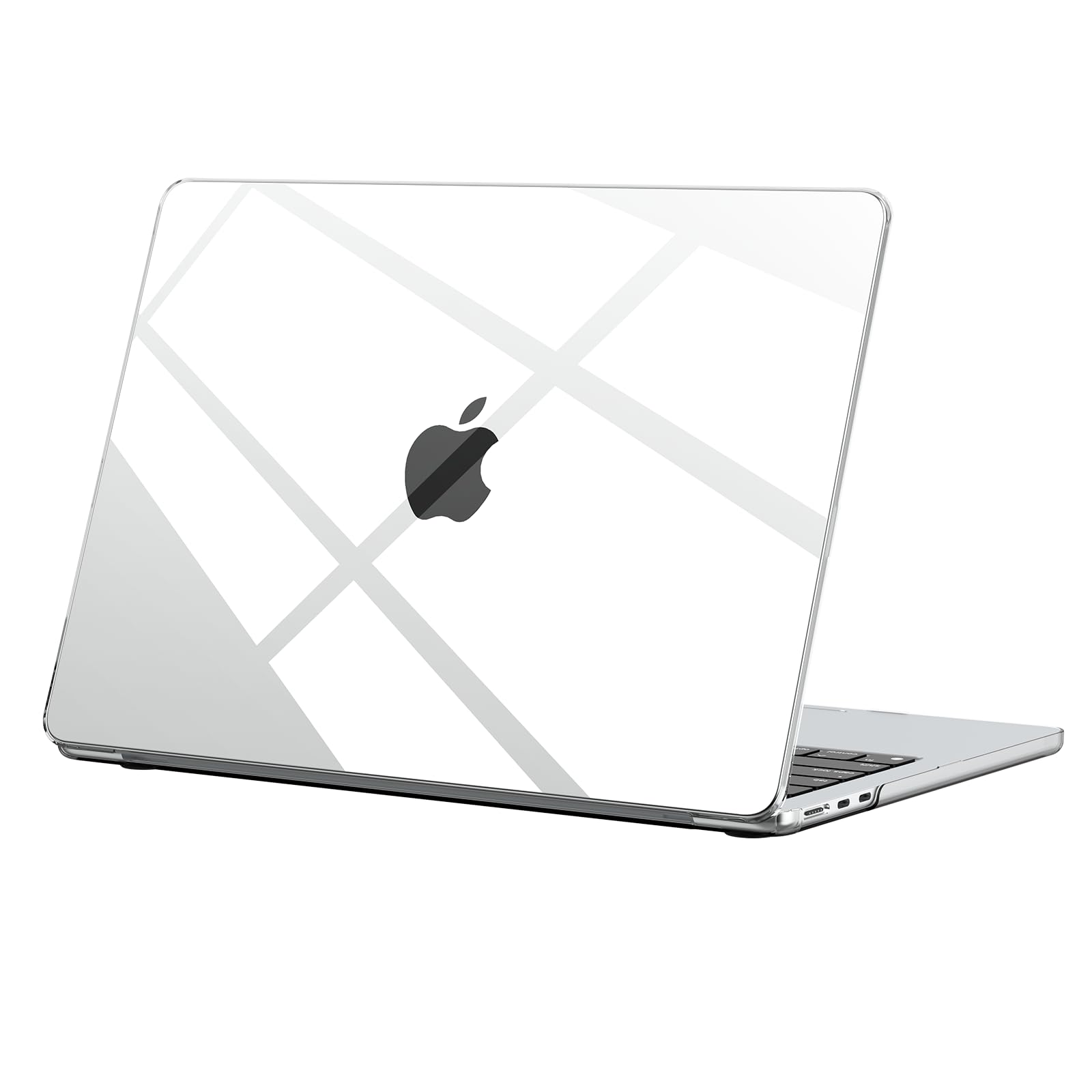BlueSwan Compatible with MacBook Air 13 inch Case M4 2025 M3 2024 M2 2022 Mac Book Air 13.6 inch Cover (A3240 A3113 A2681) Transparent Plastic Hard Shell Protect MacAir Laptp - Crystal Clear