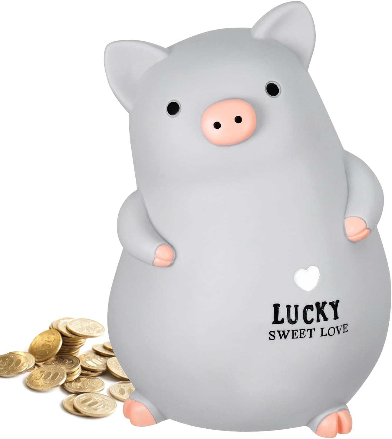 Amazon Co Jp Larmtekグレイブタさん貯金箱 壊れないコインバンク かわいい貯金箱 お金を節約 おもちゃ Amazon Co Jp Larmtekグレイブタさん貯金箱 壊れないコインバンク かわいい貯金箱 お金を節約 おもちゃ