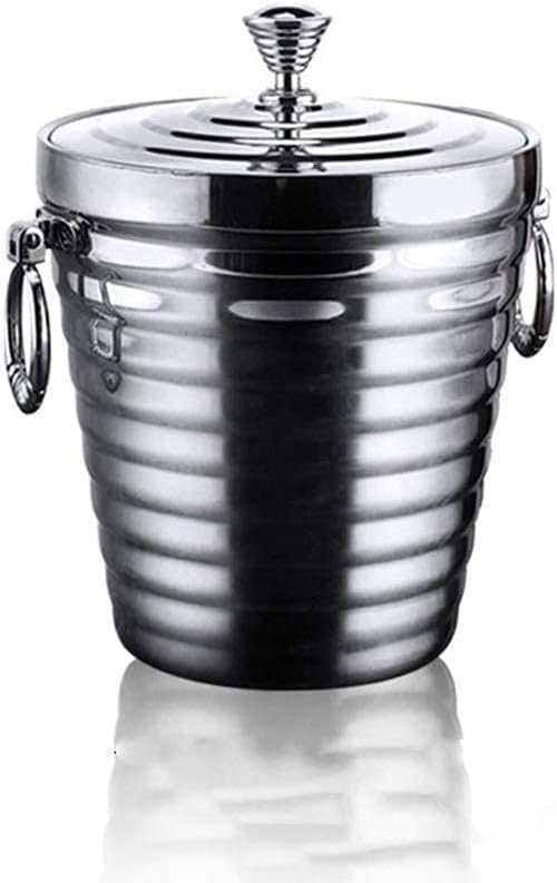 Ice bucket Insulated Ice Bucket Double Walled Stainless Steel Ice