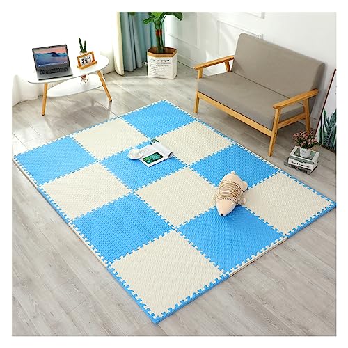 YFQHZDS 10Pcs Foam Floor Tiles, Interlocking, Non-Slip, Square, Modern, Animal Theme, All Ages, 60x60cm, 10 Count