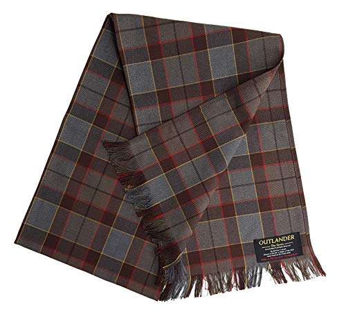 The Celtic Croft OUTLANDER Jamie Fraser Tartan Poly/Viscose Scarf - Officially Licensed2