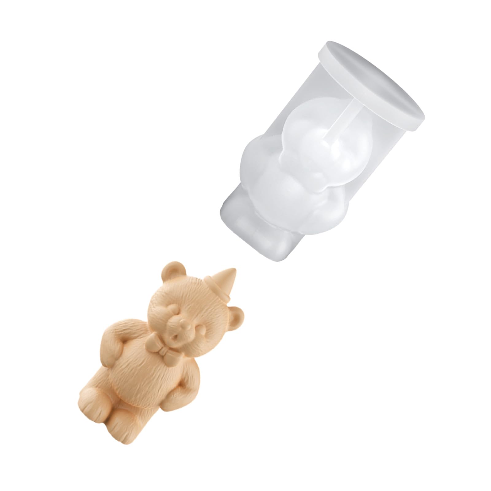Kalttoy Bear Silicone Molds Easy Demolding Temperature Resistant Silicone Baking for Epoxy Resin Soap Chocolate Mold