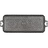 Alisveristime Turkish Ottoman Coffee Tea Beverage Serving Rectangle Tray Small Tray 13 INC55 INC Black