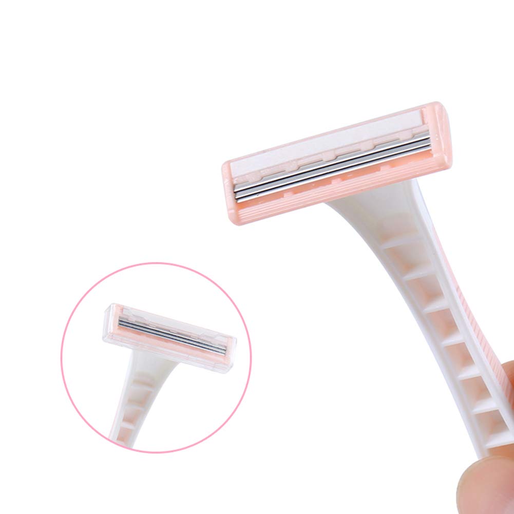 Epilatore di rasoio di capelli con lama in acciaio inossidabile per rasatura, epilazione per adulti e donne, colore B