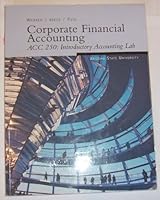 Corporate Financial Accounting ACC 250: Introductory Accounting Lab 0324420056 Book Cover