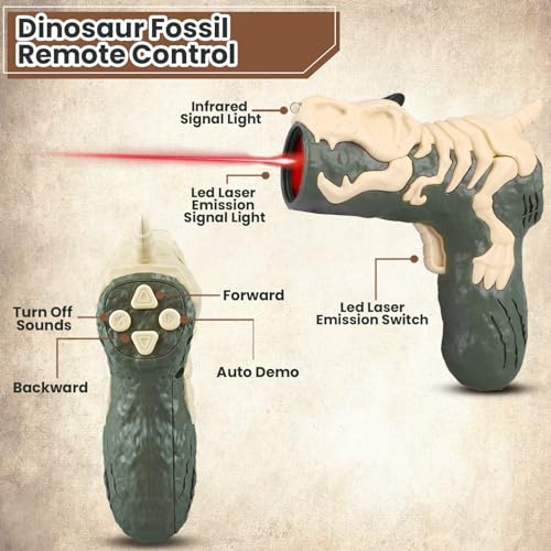 Chridark Remote Control Dinosaur Toys for Kids Age 3 4 5 6 7 8 Years Old, Dinosaurs for Boys Age 4-7, Dinosaur Remote Control Toy, Dinosaur Robot for Kids 3-5, Robot Dinosaur Toys for Kids 5-7