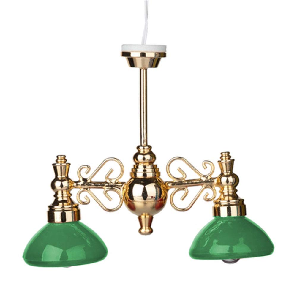 Melody Jane Lampada A Sospensione Per Casa Delle Bambole, Scala 1:12, Con Paralume Colorato, Illuminazione Elettrica 12V, Accessorio In Miniatura