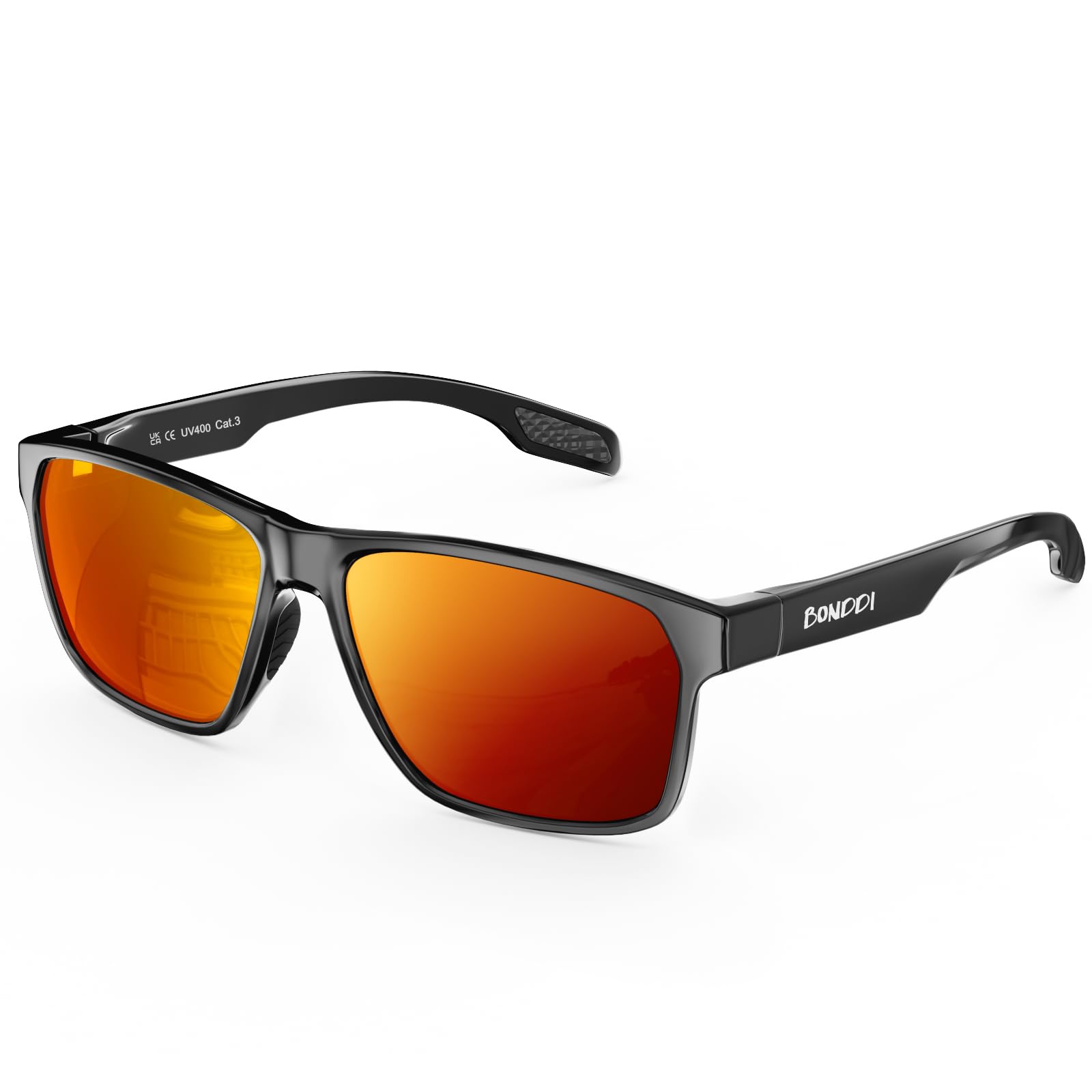 BONDDI Gafas de Sol para Hombre, Gafas de Sol Polarizadas para Mujer con UV 400, Montura TR90 para Correr, Conducir y otras Actividades Deportivas al Aire Libre
