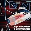 Mini Masseur Masturbateur pour Homme (Vagin et) Realiste Langue Toy Hommes Ventouse Jouet Femmes T Shirt Hommes G40W-3 #2